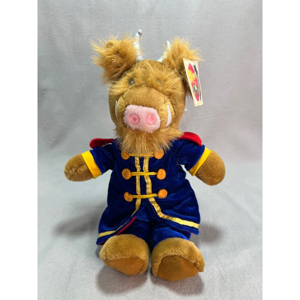 Toy Connection Plush Beauty and the Beast Blue Suit Royal 2000 Vintage 14"